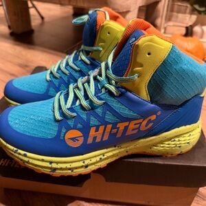Hi-Tec Mens Size 9.5‎ Vibrant Blue and Yellow Sneakers
